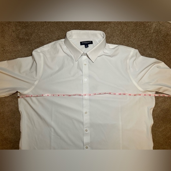 Mizzen & Main Leeward Classic Fit Men's White Dress Shirt XXL - Picture 5 of 5